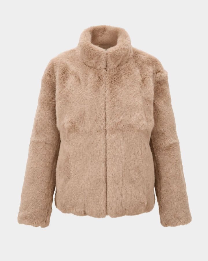 Casaco Luxo Pele Coelho Celinne Midi
