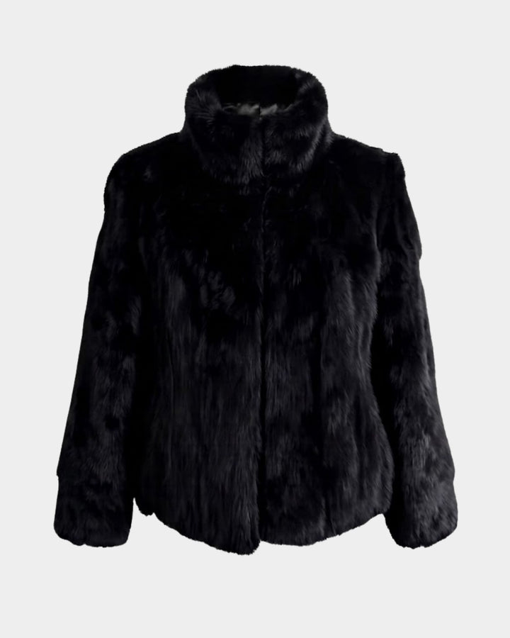 Casaco Luxo Pele Coelho Celinne Midi