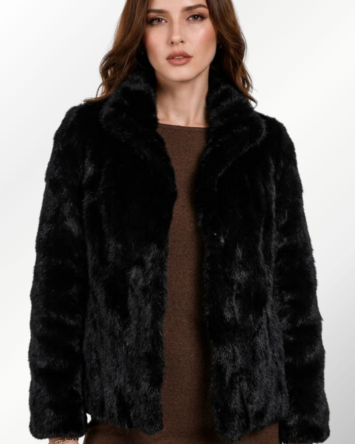 Casaco Luxo Pele Coelho Celinne Midi
