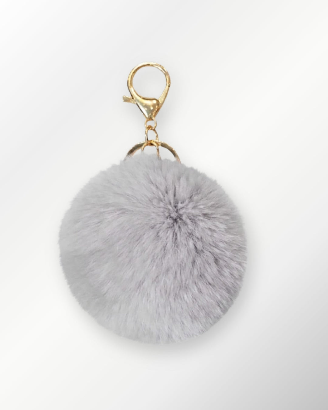 Bag Charm - Chaveiro de Bolsa Coelho Fluffy - cinza - Acessórios