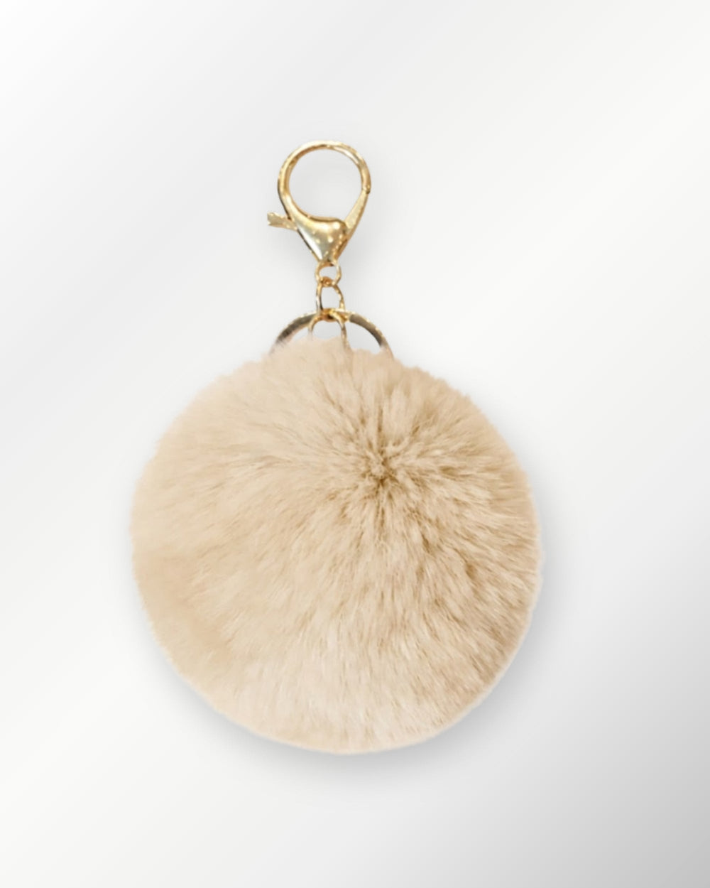 Bag Charm - Chaveiro de Bolsa Coelho Fluffy - creme - Acessórios