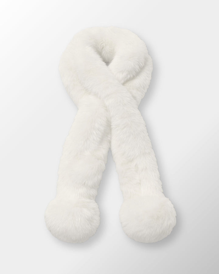 Cachecol Luxo Pelo Coelho Zoe - branco - scarf