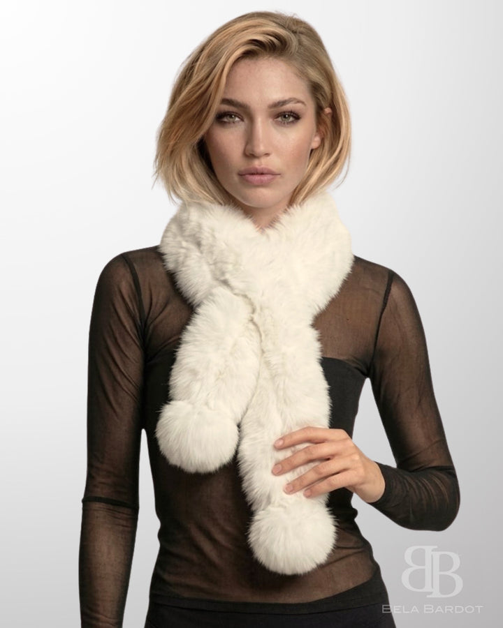 Cachecol Luxo Pelo Coelho Zoe - scarf