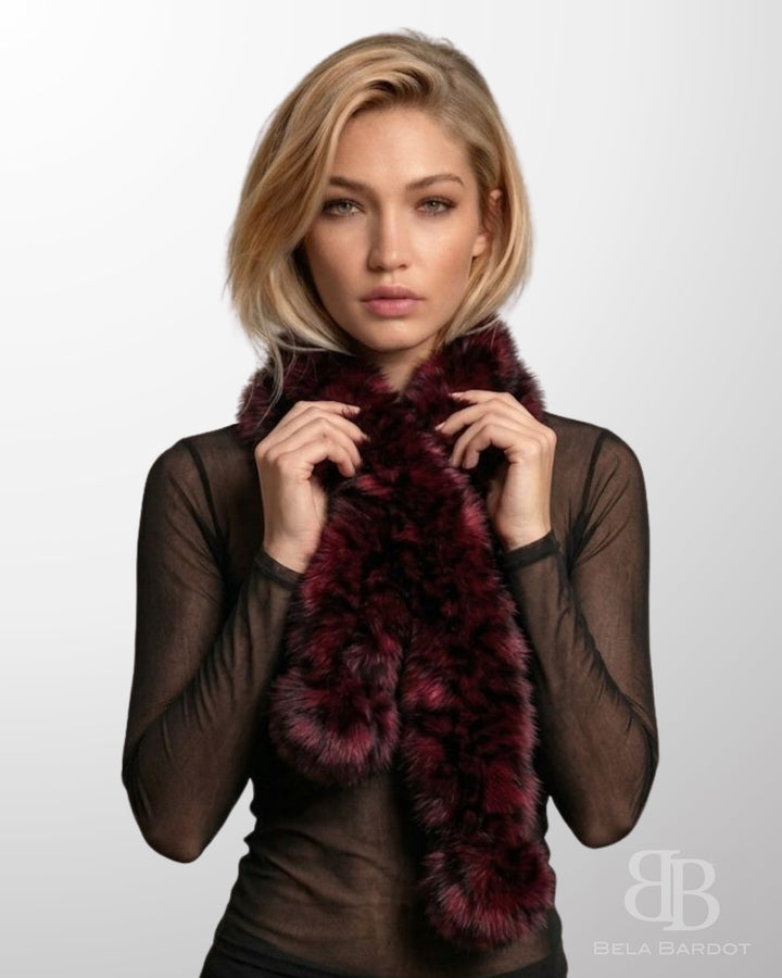 Cachecol Luxo Pelo Coelho Zoe - scarf