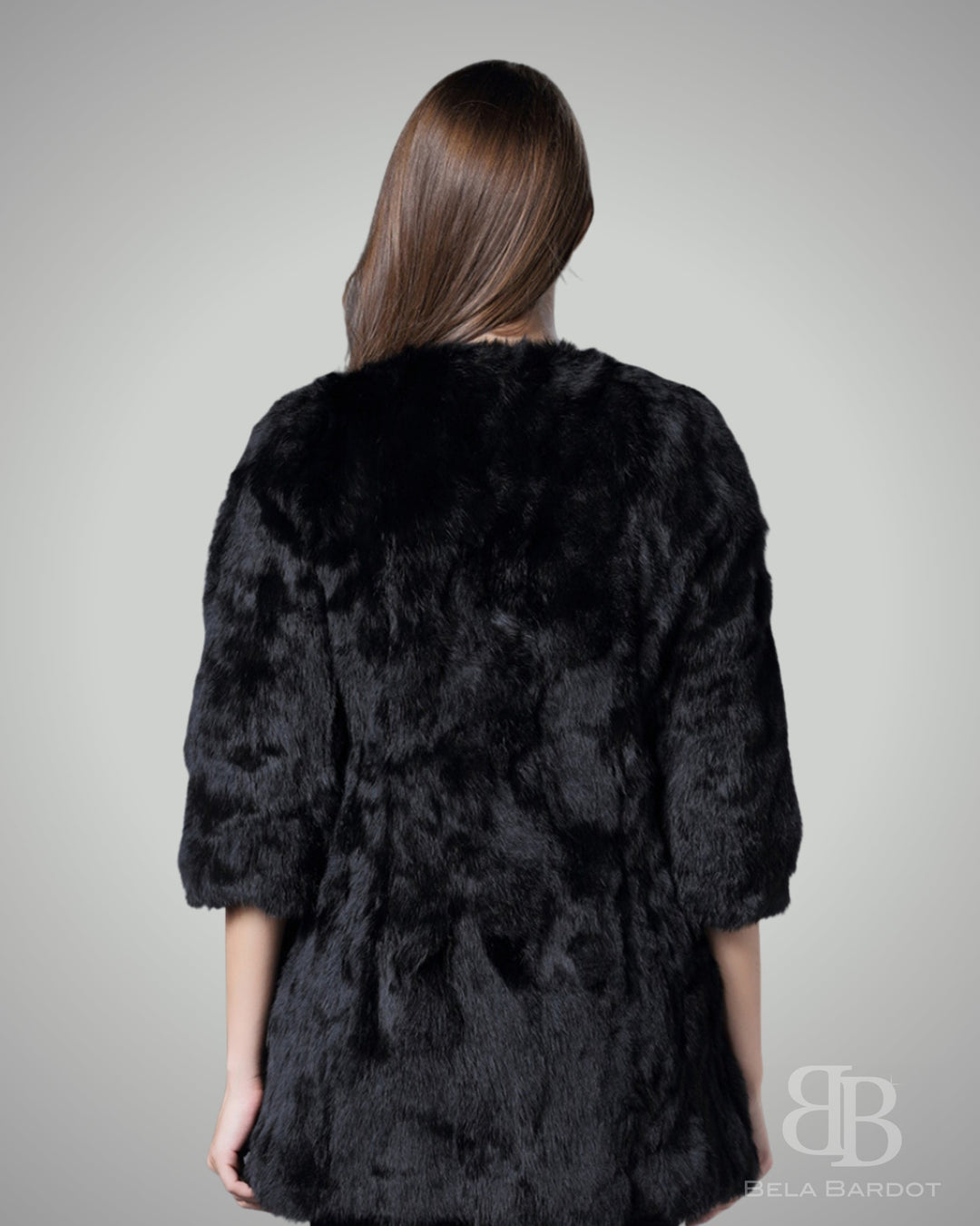 Casaco Pele Coelho Brigitte Maxx - casaco