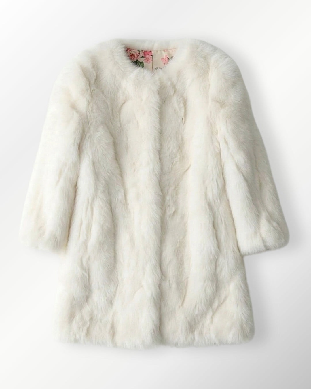 Casaco Pele Coelho Brigitte Maxx - branco / PP (INT L) - casaco