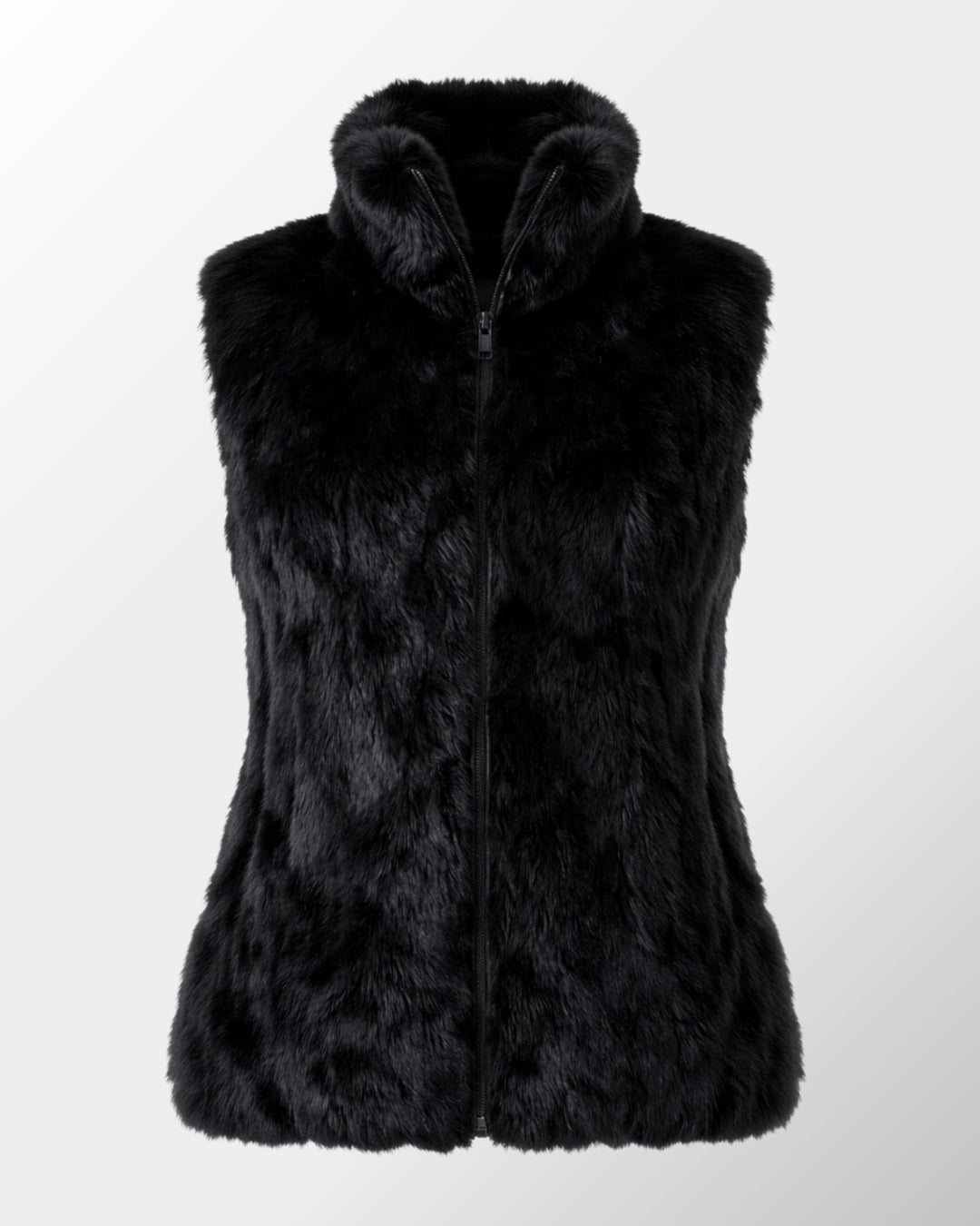 Colete Luxo Pele Coelho Antonella - preto / PP (INT M) - colete