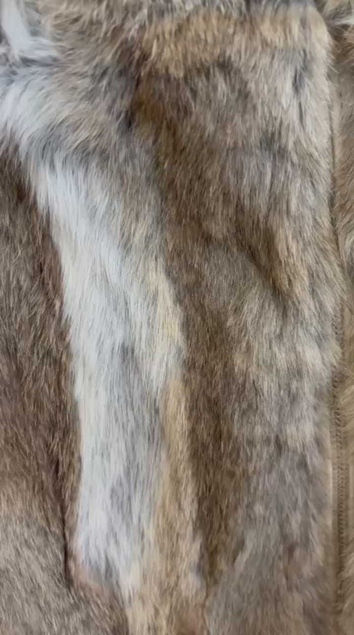 Colete Luxo Pele Coelho Antonella